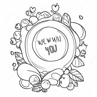 We Will Miss You Coloring Pages