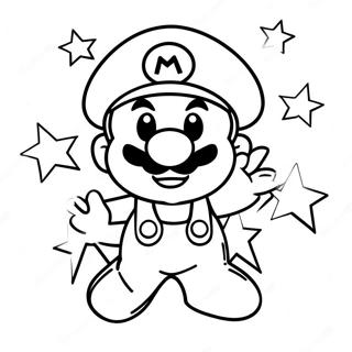 Mario Christmas Coloring Page 82751-24204