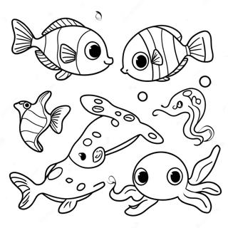 Sea Animals Coloring Pages