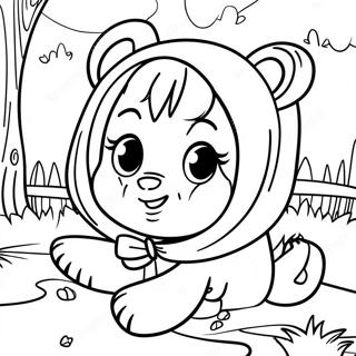 Masha And Bear Coloring Pages