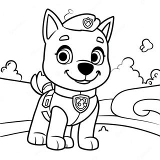 Chase Paw Patrol Coloring Page 828-903