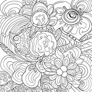 Galaxy Trippy Coloring Page 82933-24341