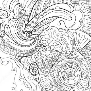 Galaxy Trippy Coloring Page 82933-24344