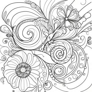 Colorful Galaxy Swirls Coloring Page 82934-24345