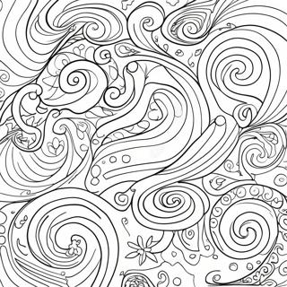 Colorful Galaxy Swirls Coloring Page 82934-24346