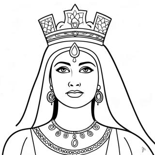 Queen Esther Coloring Page 83137-24501