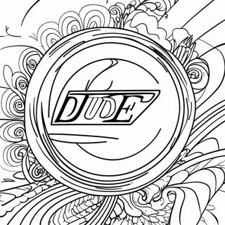 Dude Perfect Logo Coloring Page 83163-24524