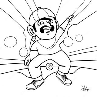 Dude Perfect Trick Shot Coloring Page 83165-24530