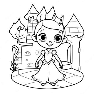 Vampirina In Her Castle Coloring Page 83189-24545