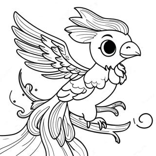 Phoenix Coloring Page 83214-24561