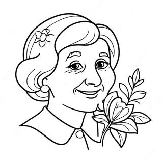 Happy Mothers Day Grandma Coloring Page 83290-24623