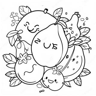 Joyful Fruit Of The Spirit Coloring Page 83420-24729