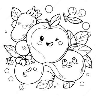 Joyful Fruit Of The Spirit Coloring Page 83420-24730