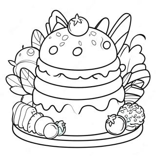 Baking Coloring Pages