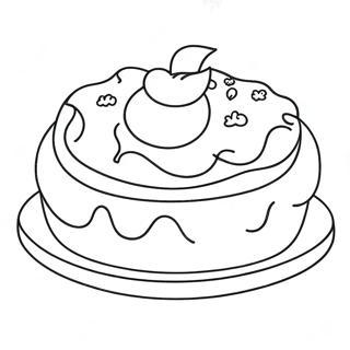 Charming Pie Baking Coloring Page 83449-24762
