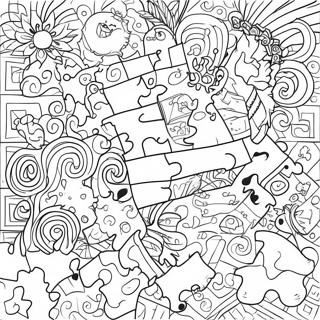 Fun Puzzle Coloring Page 83472-24769