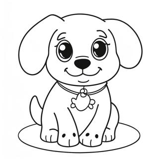 Cute Puppy Vet Coloring Page 83523-24809