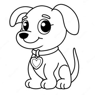 Cute Puppy Vet Coloring Page 83523-24810