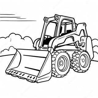 Realistic Skid Steer Coloring Page 83551-24842