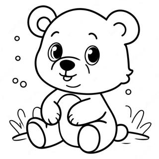 Cute Baby Bear Coloring Page 83573 24851