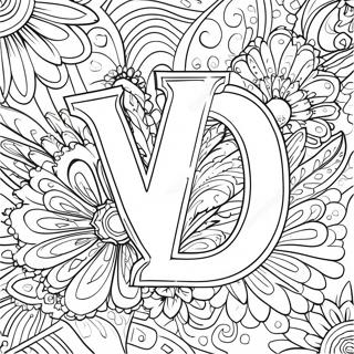 Letter V Coloring Pages