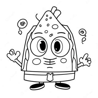 Cute Gary Spongebob Coloring Page 83753-24990