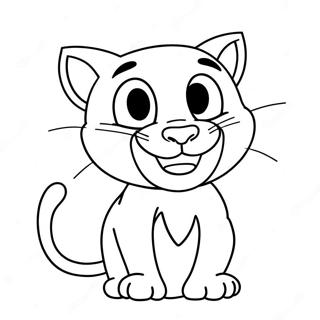 Talking Tom Coloring Pages