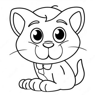 Talking Tom Coloring Page 83829-25046