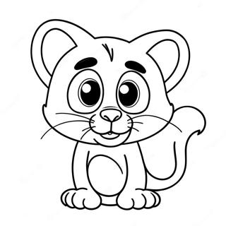 Talking Tom Coloring Page 83829-25047