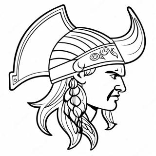 Minnesota Vikings Logo Coloring Page 83910-25124