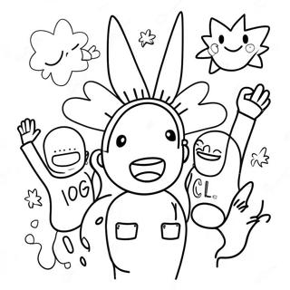 Happy Zones Of Regulation Coloring Page 83932-25129