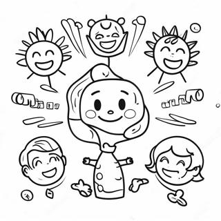 Happy Zones Of Regulation Coloring Page 83932-25130