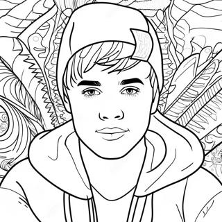 Justin Bieber Coloring Pages