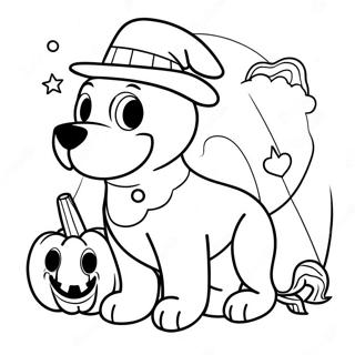 Halloween Dog Coloring Page 84008-25186