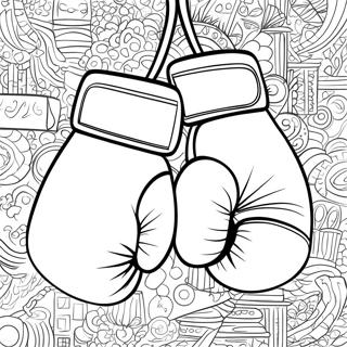 Boxing Coloring Pages