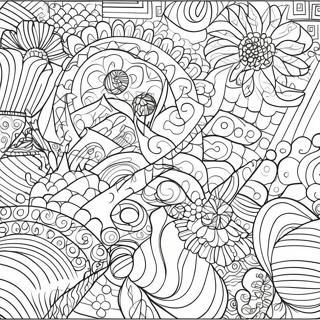 Minimalist Geometric Shapes Coloring Page 84163-25315