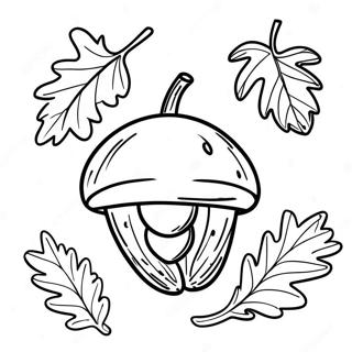 Acorn Coloring Pages