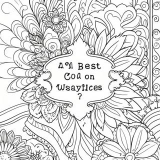 Inspirational Faith Quotes Coloring Page 84214-25352