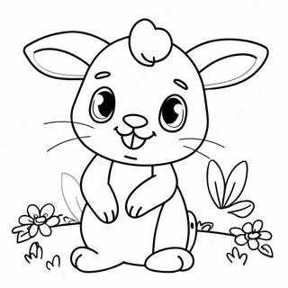 Bunny Printout Coloring Pages