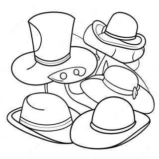 Hats Coloring Pages