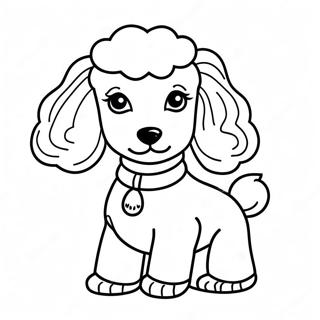 Poodle Coloring Pages