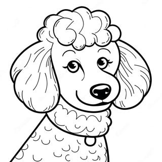 Poodle Coloring Page 84391-25488