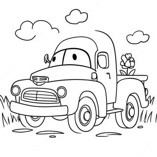 Little Blue Truck Coloring Page 84443-25527