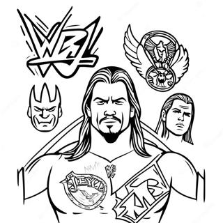 Wwe Coloring Page 84495-25566