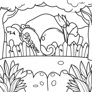 Serene Garden Coloring Page 84524-25599