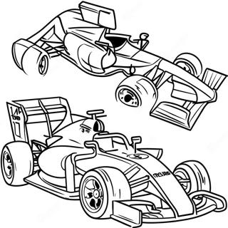 F1 Racing Fun Coloring Page 84648-25686