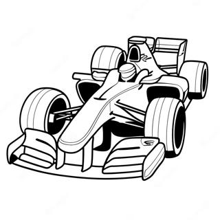 Fast F1 Race Car Coloring Page 84649 25691