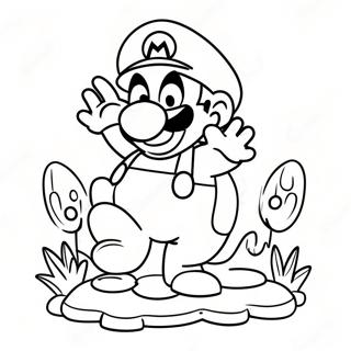 Super Mario 3d World Coloring Pages