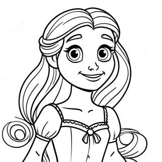 Tangled Coloring Pages