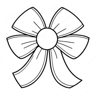 Cute Cartoon Bow Coloring Page 84779-25798